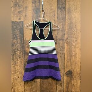 Lululemon racerback tank seawheeze limited edition size 10 EUC
